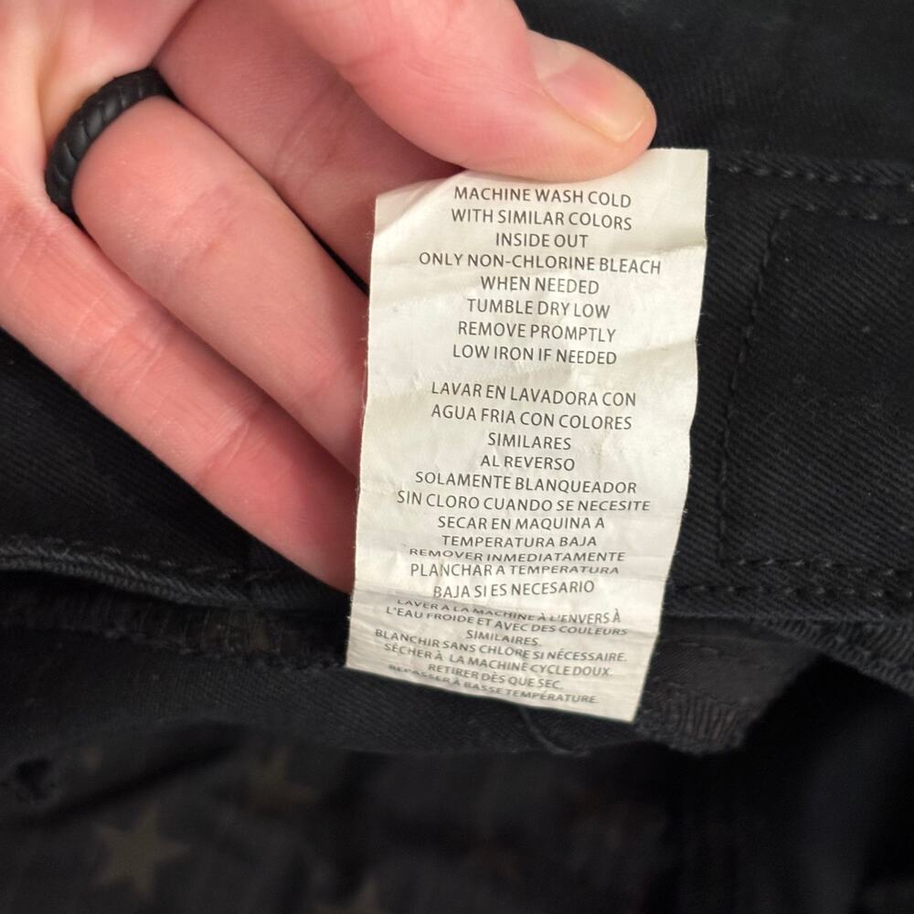 FiveStar General Pants Juniors 1 25 Black Wide Leg Downtown Chino Baggy Canvas - Picture 13 of 13